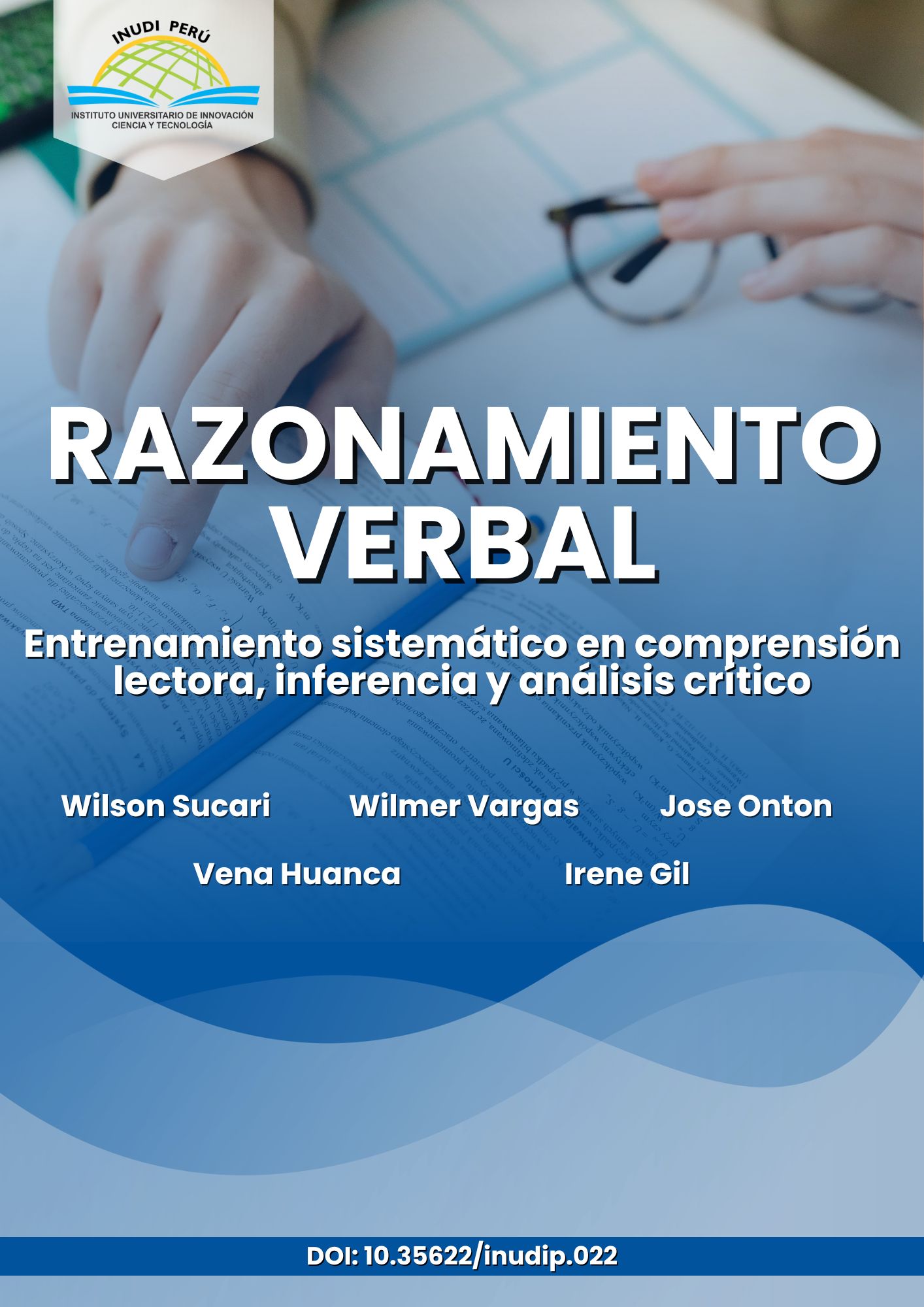 Portada de Razonamiento verbal: entrenamiento sistemático en comprensión lectora, inferencia y análisis crítico
